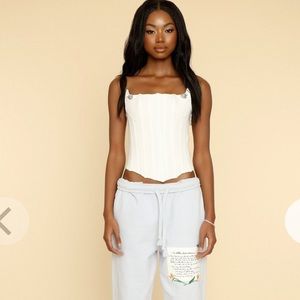 Boys Lie White Corset V2